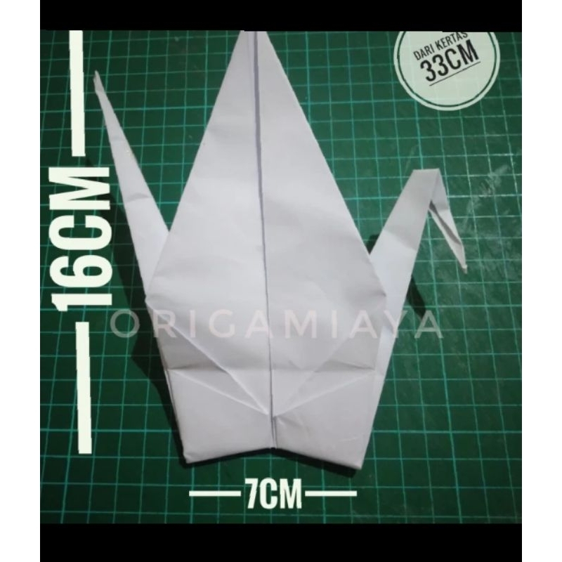 

origami burung bangau crane tsuru ukuran besar