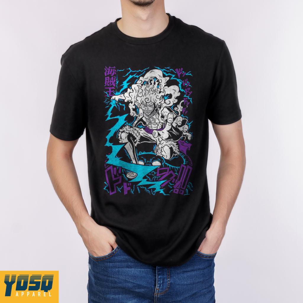 Kaos Anime One Piece || Luffy Nika