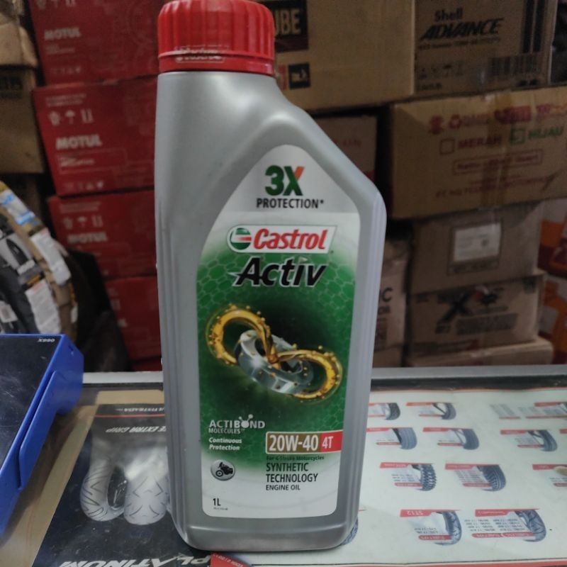 oli mesin castrol activ 20w40 1 liter