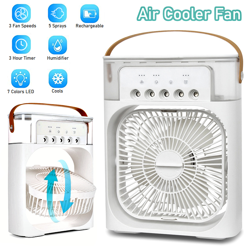 Kipas Pendingin / Kipas Angin Kabut / Air Coller Fan Ac Mini Portable 600ml