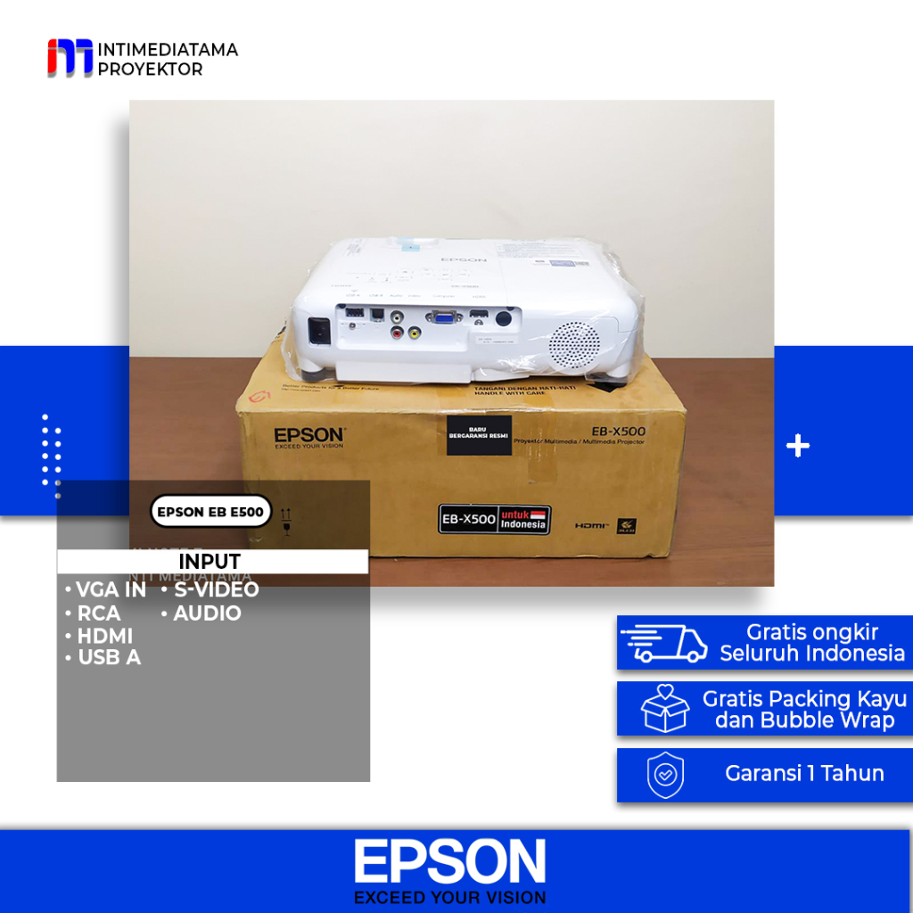Proyektor Epson EBX500 BARU