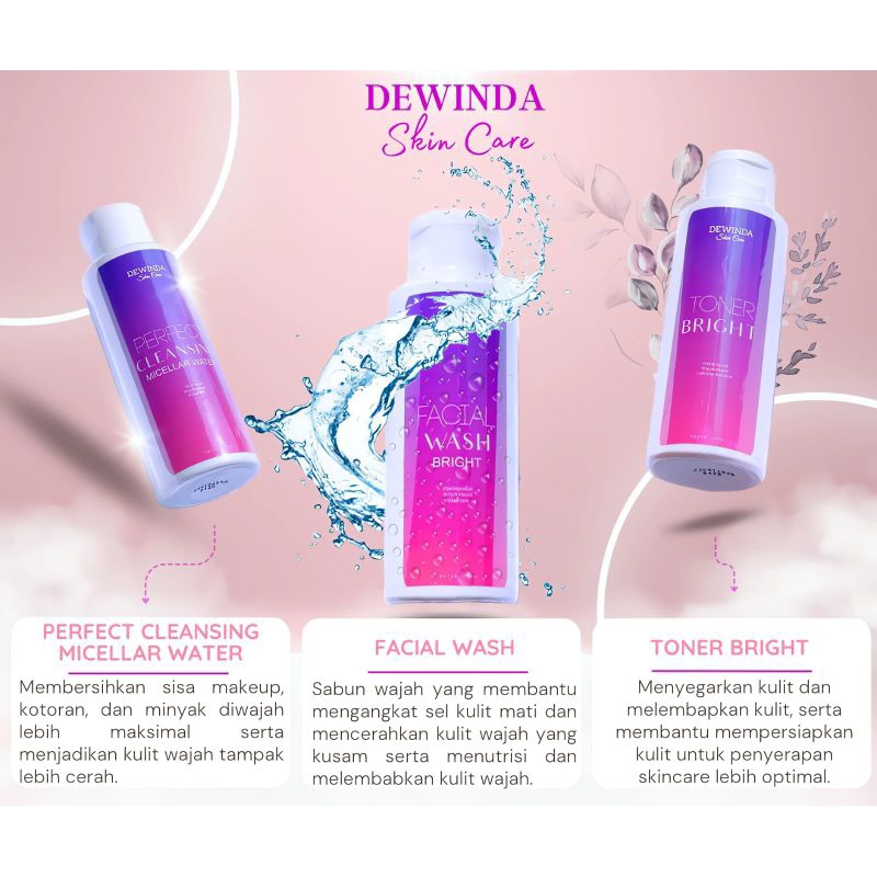 Facial Wash Bright Dewinda Skincare