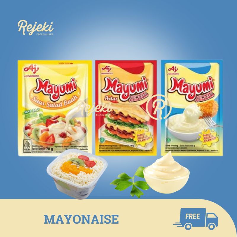 

Mayumi Mayonais Pedas / Saus Salad Buah - Rejeki Frozen Mart