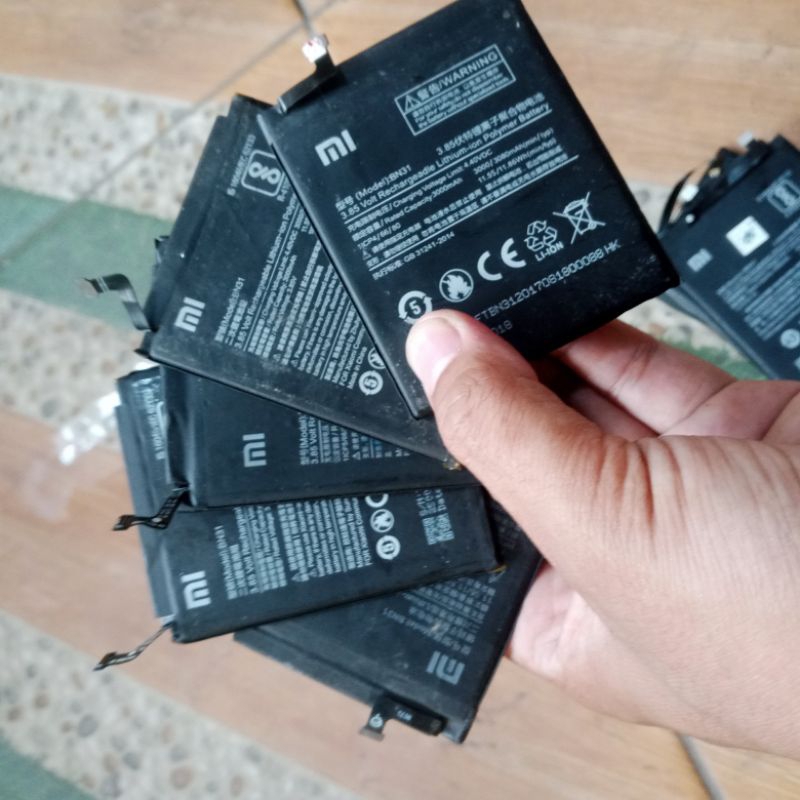 Baterai copotan(second) xiomi note 5a mi5i mia1 redmi s2 BN31