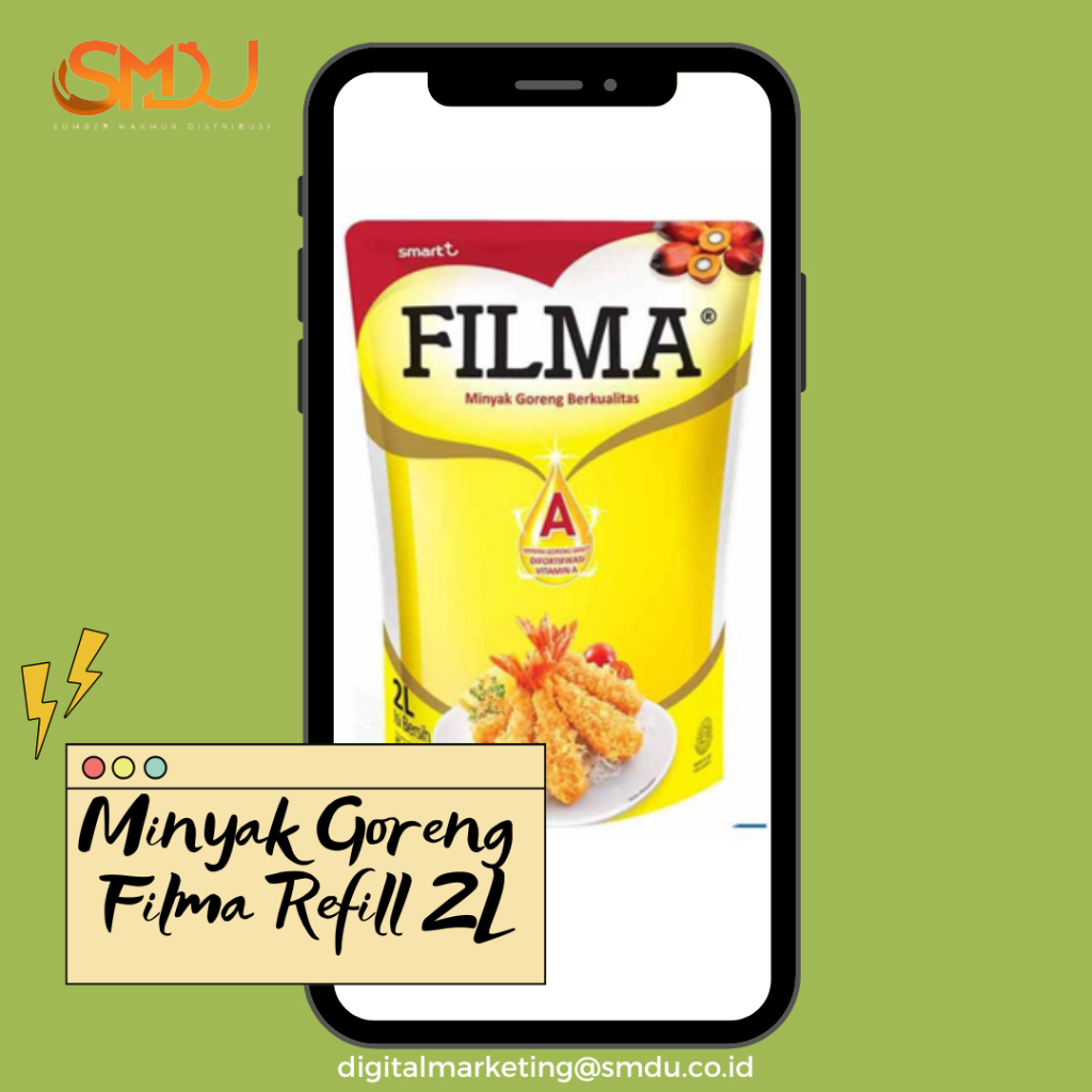 

MINYAK GORENG FILMA REFILL 2L BELI 1 DUS LEBIH HEMAT