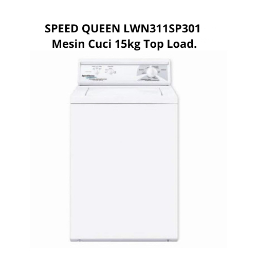 SPEED QUEEN LWN311SP301 Mesin Cuci 15kg Top Load Garansi Resmi