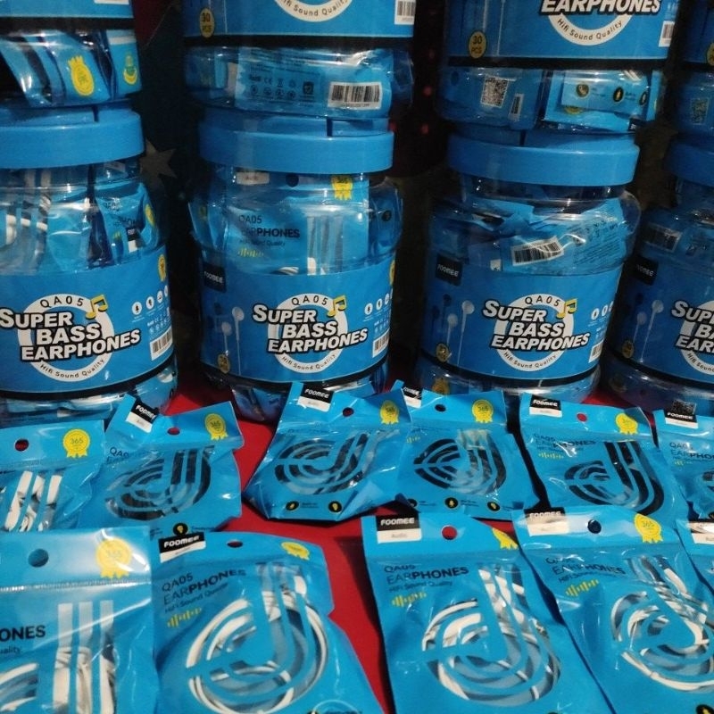 Foomee QA05 Headset Wired / Rexi Es03 Bass Ecer