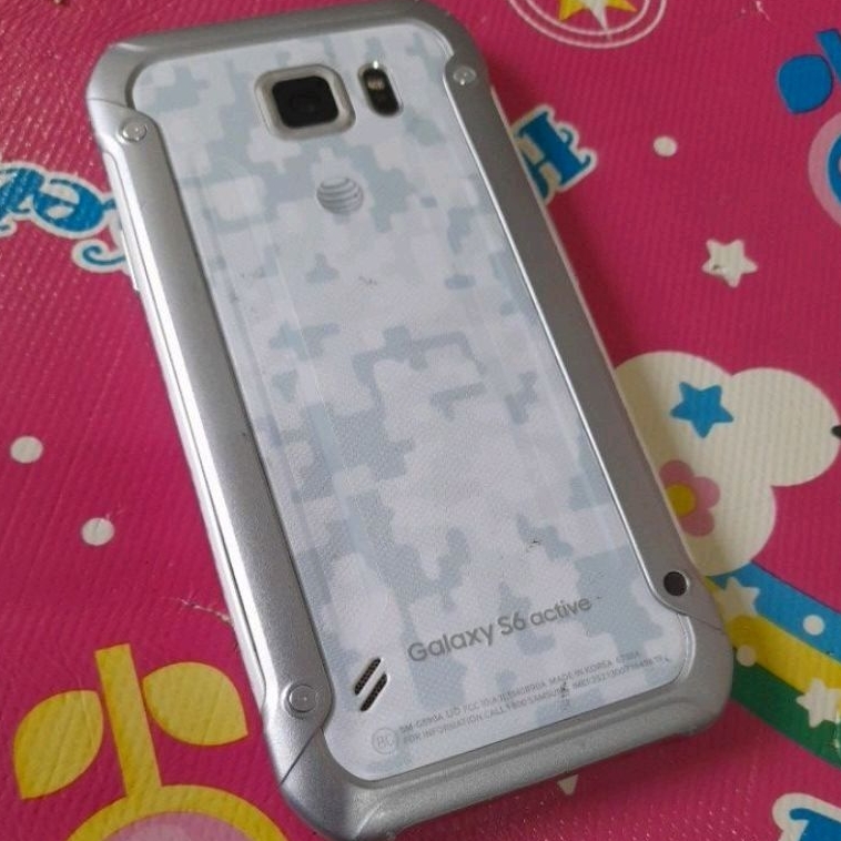 SAMSUNG GALAXY S6 active Ram 3/32GB Model G890A ORIGINAL HP Second normal Sesuai foto