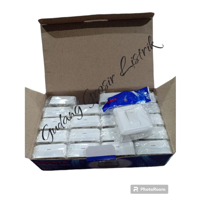 Saklar Engkel OB Piano Mini kecil kotak single Outbow CAHAYA 6211