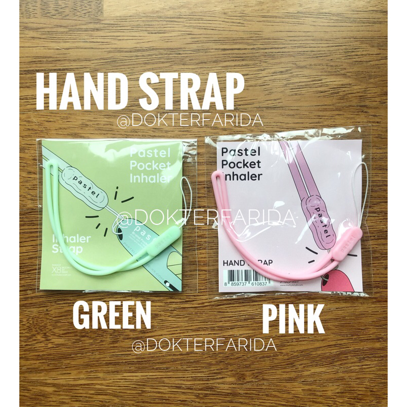 

RK Pastel Inhaler Cap Pastel Inhaler Lanyard Hand Strap Ring - Original Thailand