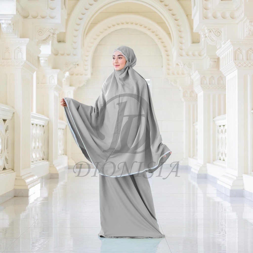 mukena dewasa katun mukena travel polos