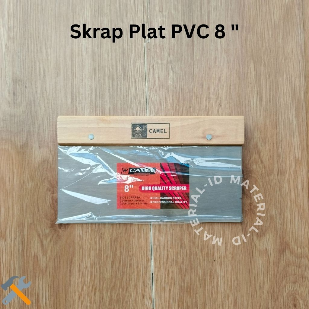 Skrap Gypsum gipsum gipsun 8 Inch (20 CM) Kape Plat Skrap Dempul KP