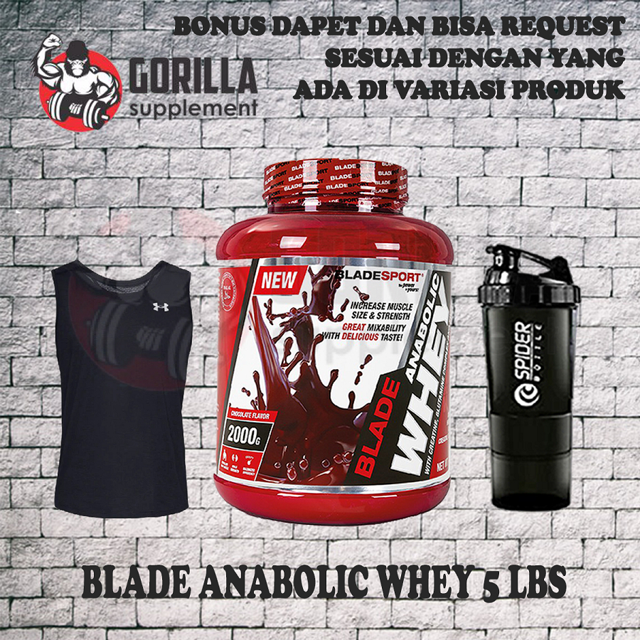 PROMO BLADE Sport Anabolic Whey 5lbs 2250 Gram - Whey Protein Blend