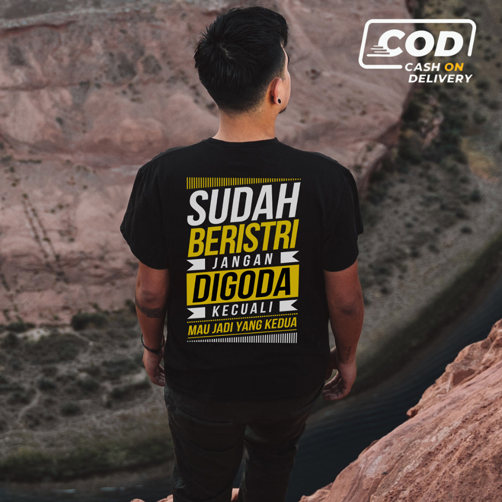 Kaos Kata Lucu Sudah Beristri