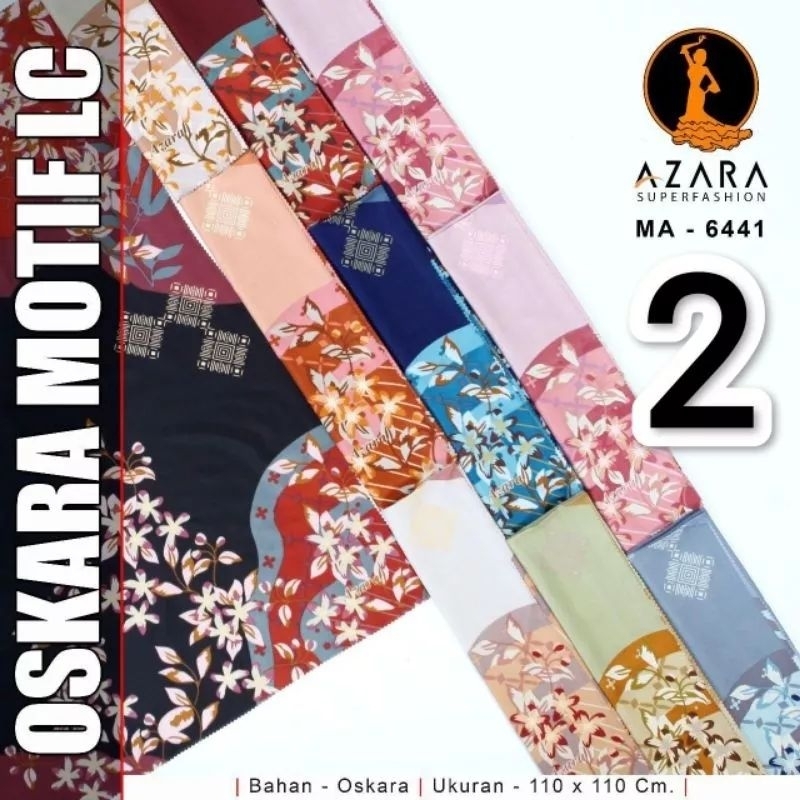 Hijab Oskara motif by Azara