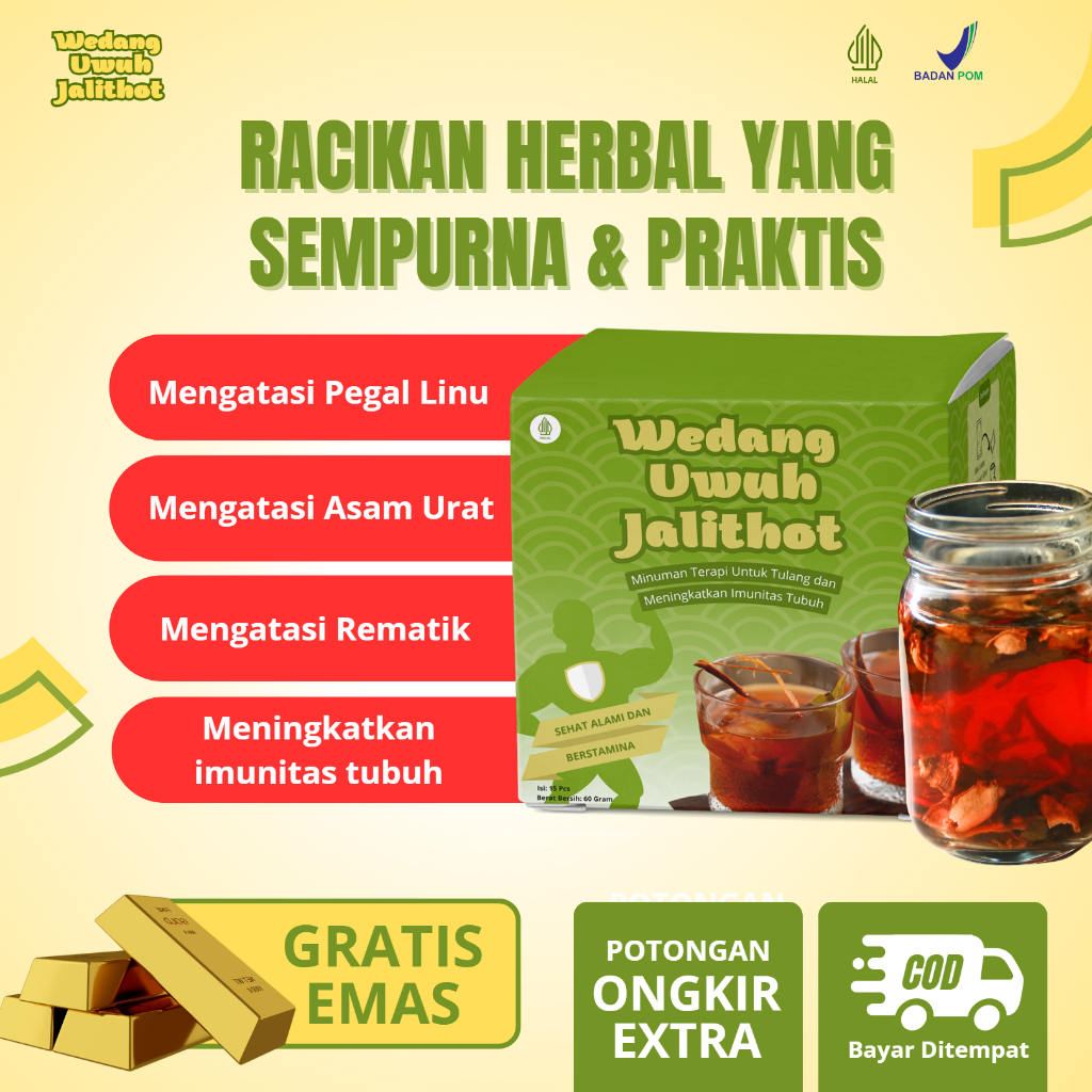 

[PAKET KOMPLIT] WEDHANG UWUH JALITHOT-MINUMAN TERAPI TULANG DAN IMUNITAS TUBUH