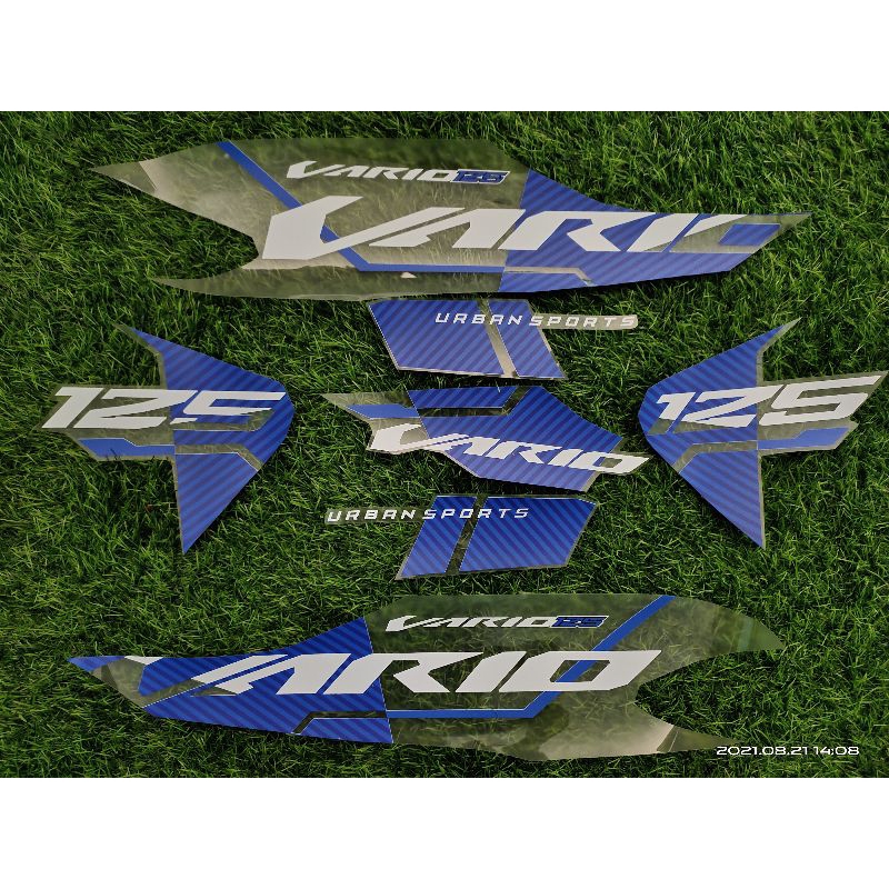 STRIPING STIKER TRANSPARAN VARIO NEW 125 150 VARIO NEW 2018 2020 MODEL MALAYSIA
