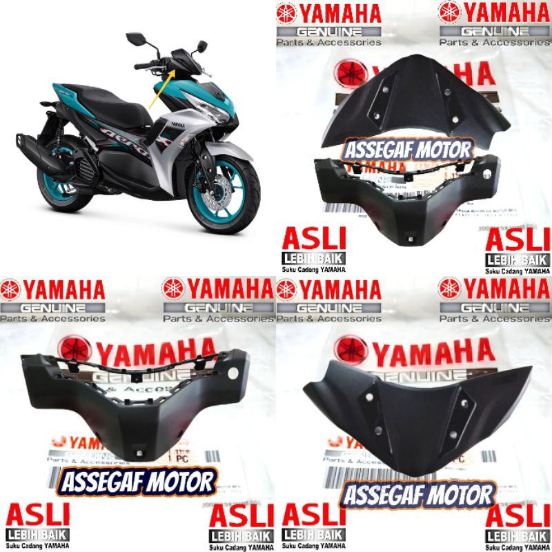 COVER BATOK DEPAN BELAKANG SET NEW AEROX CONNECTED 155 2021-2023 ASLI ORIGINAL YAMAHA