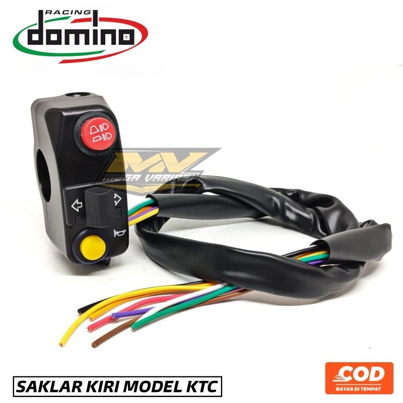 SAKLAR MOTOR VARIASI SAKLAR KIRI SAKLAR SWITCH MOTOR VARIASI 3 TOMBOL COCOK UNTUK SEMUA JENIS MOTOR 