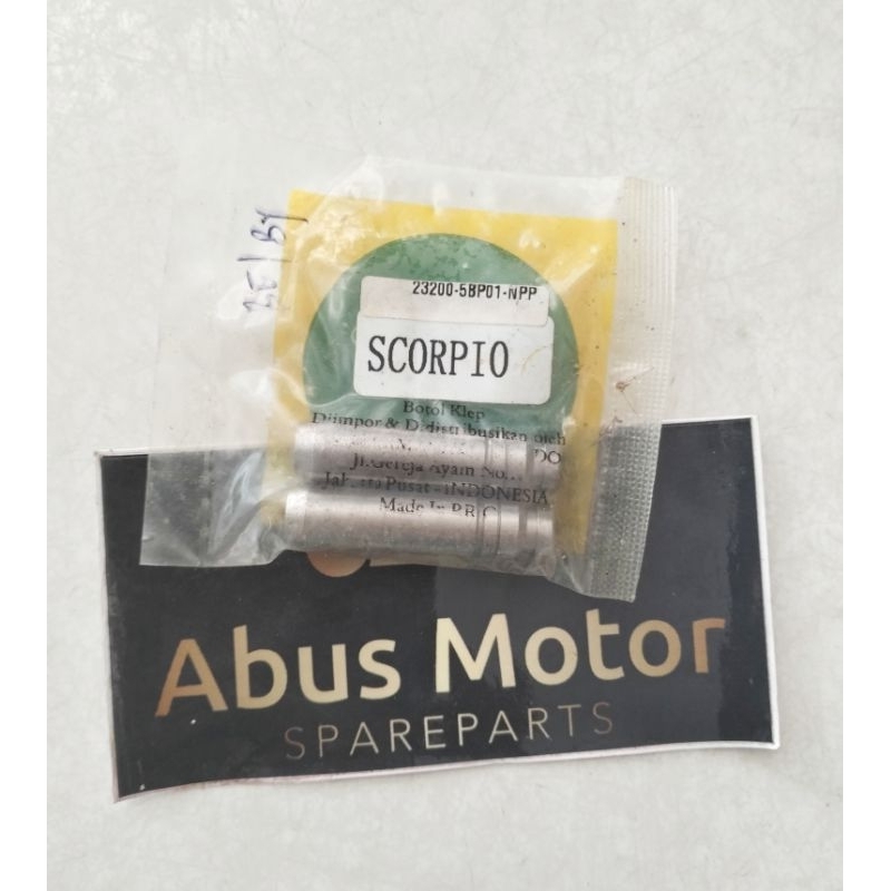 BOSH BOSHING BOTOL KLEP SCORPIO SCORPIO Z ORIGINAL NPP