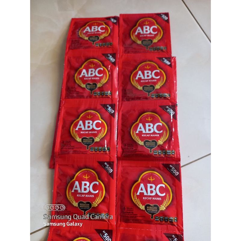 

kecap ABC renteng 500an/ 1 renteng isi 12 sachet