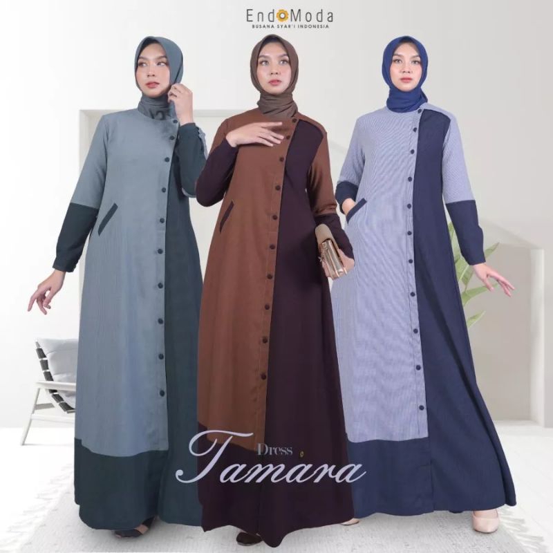 Endomoda Tamara | Gamis Endomoda | Gamis Endomoda Tamara | Gamis Endomoda Terbaru | Gamis Premium | 