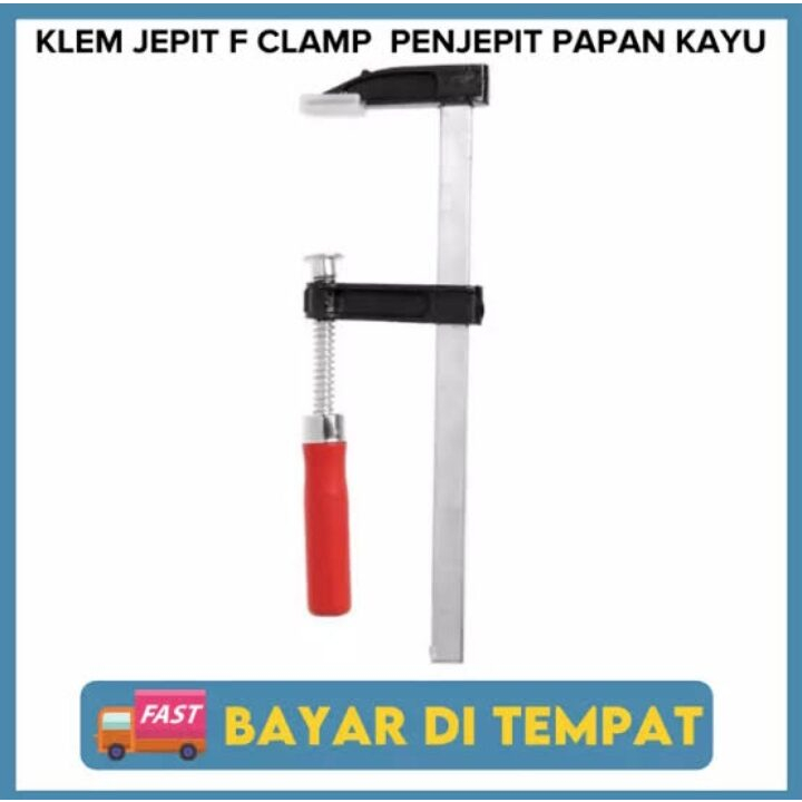 Clam Klem Model F Catok Jepitan Kayu Pres Klip Jepit Papan Uk 80x200mm Clamp Alat Penjepit Untuk Men