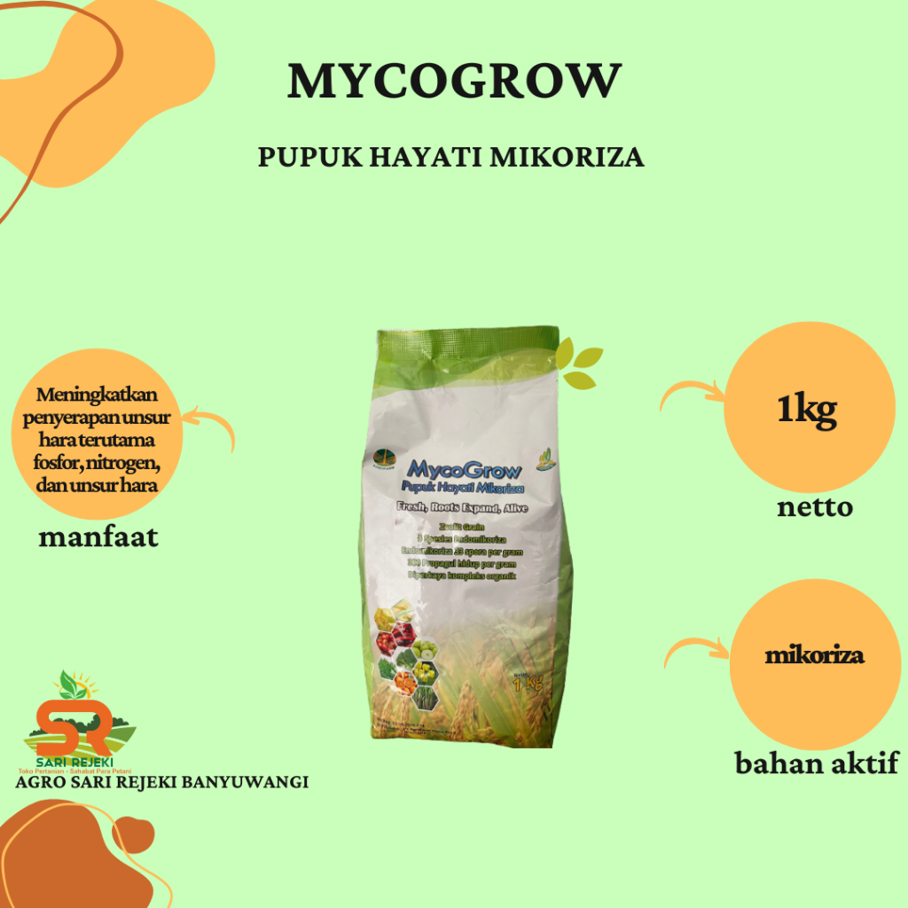MYCOGROW 1KG PUPUK HAYATI MIKORIZA