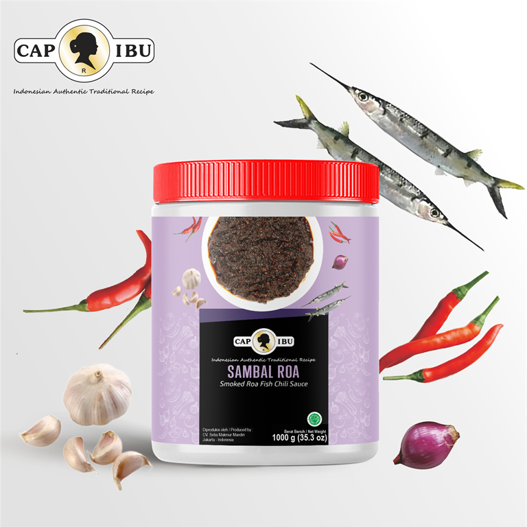 CAP IBU Sambal Ikan Roa Kemasan Pot