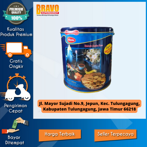 

Bravo Supermarket Tulungagung - Monde Top Selected Biscuits Aneka Rasa 450gr