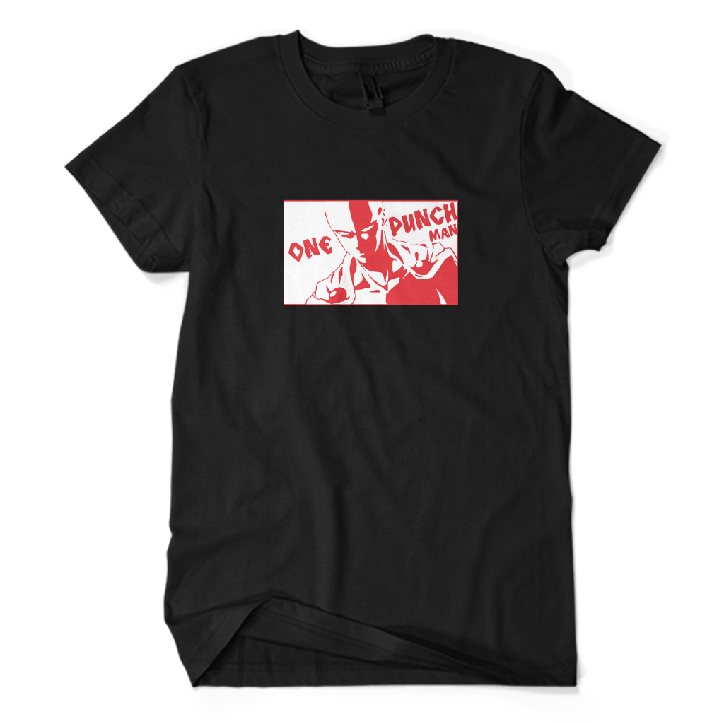 Kaos Distro Premium ANIME SAITAMA SENSEI ONE PUNCH MAN - Baju Anime Manga Otaku Jepang Unisex Dewasa