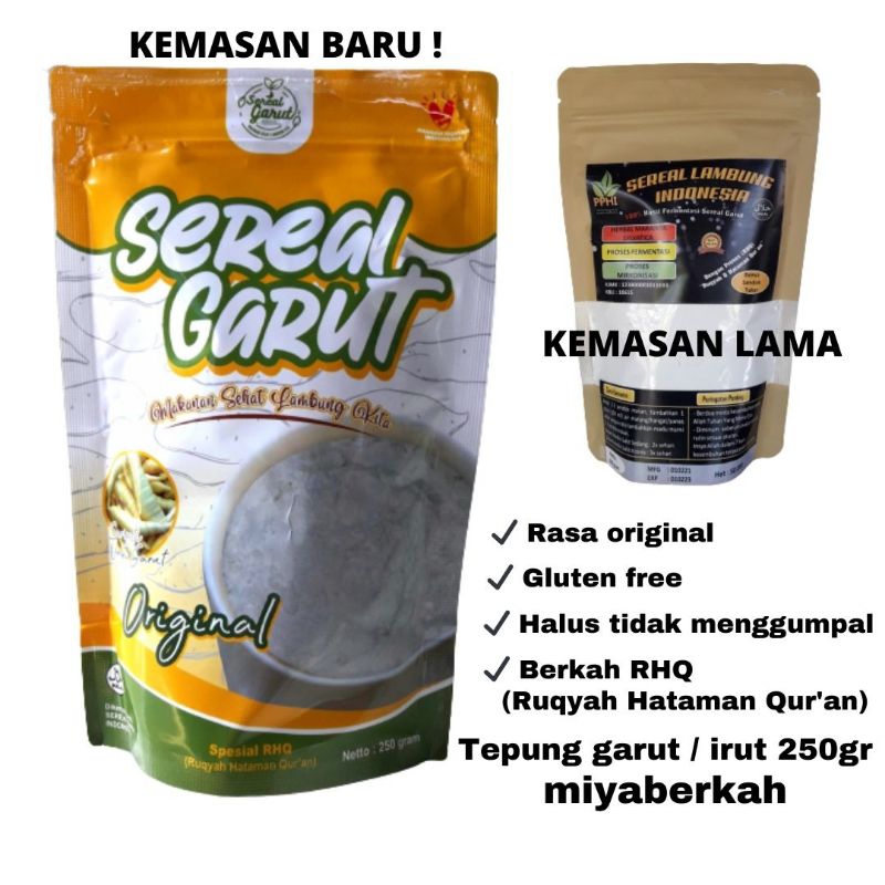 

Pati garut asli 250gr plus hataman quran untuk obat asam lambung maag alami tepung angkrik irut arrowroot