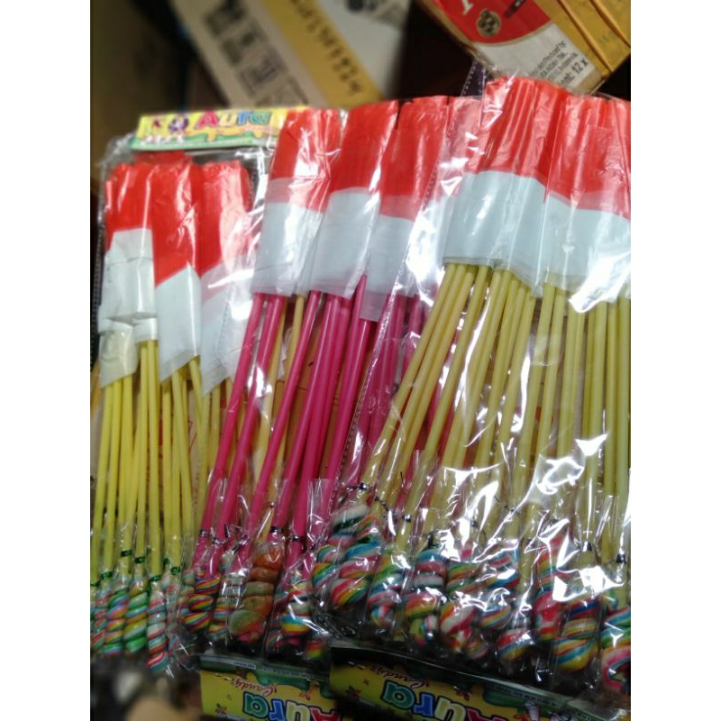 

Bendera+permen isi 20 pcs