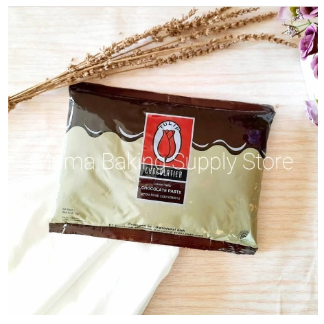 

TULIP Filling 500 gr Chocolate Cokelat Pasta Filling Isian Roti Tulip 500 gr repack