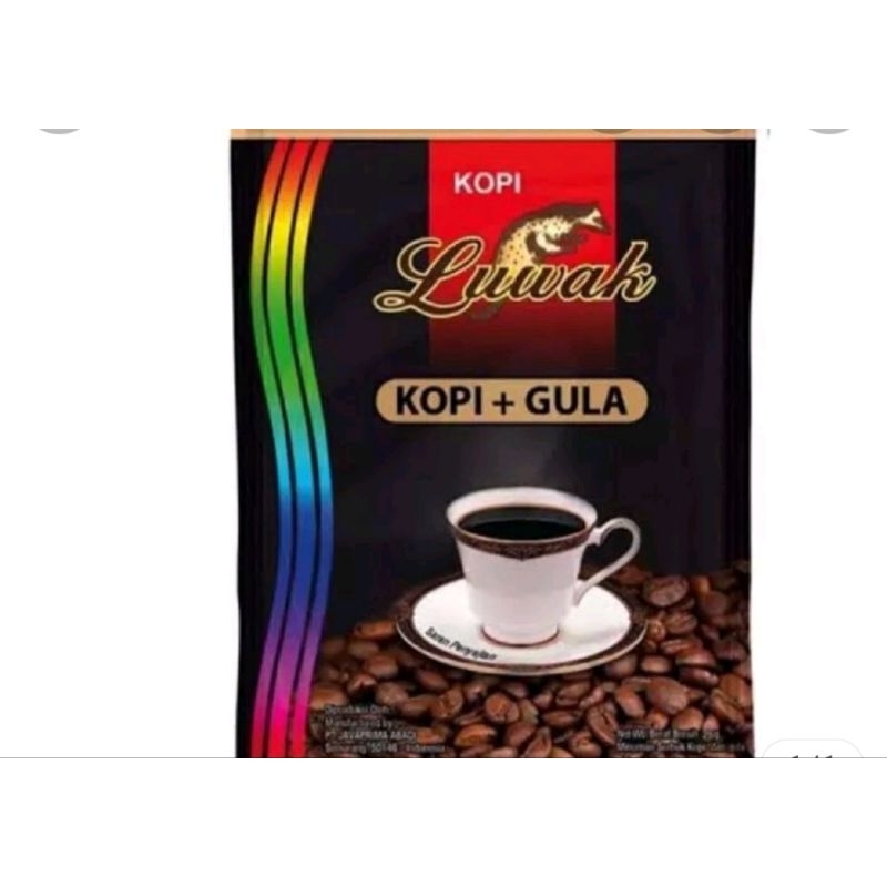 

Kopi Luwak Hitam Renceng isi 18 x 22 gr