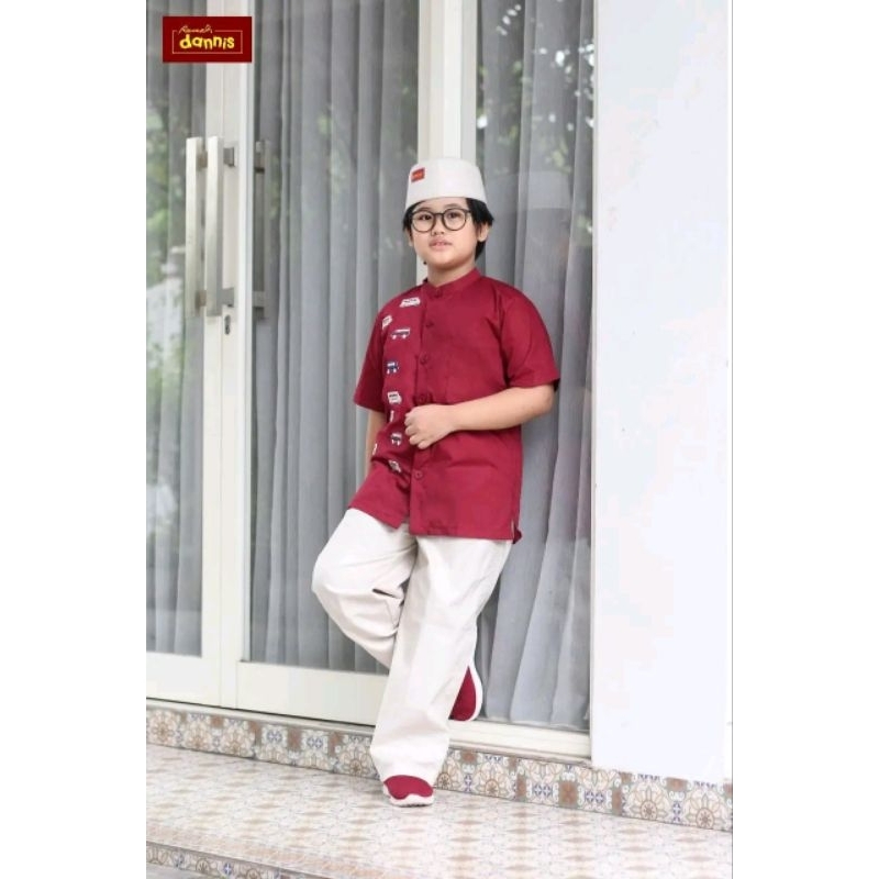 Koko Dannis Set Kids Anak Laki laki Muslim