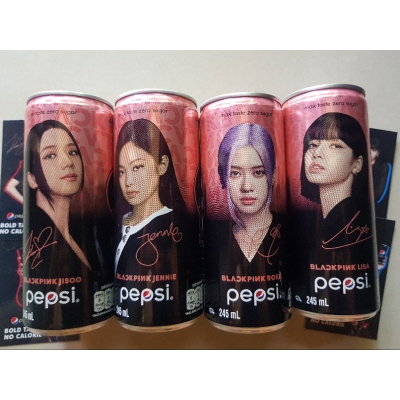 Blackpink x Pepsi Malaysia kaleng tanpa isi LIMITED EDITION