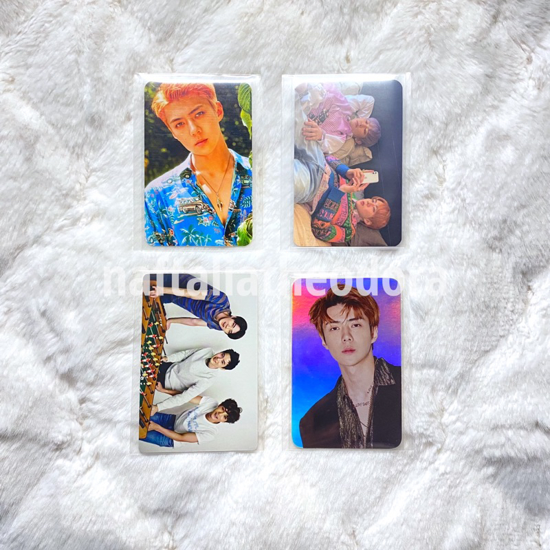 EXO Sehun The War Kokobop Card Wallet 1BV Kihno Paradise Love Shot Holo Standee Photocard (Bundle)