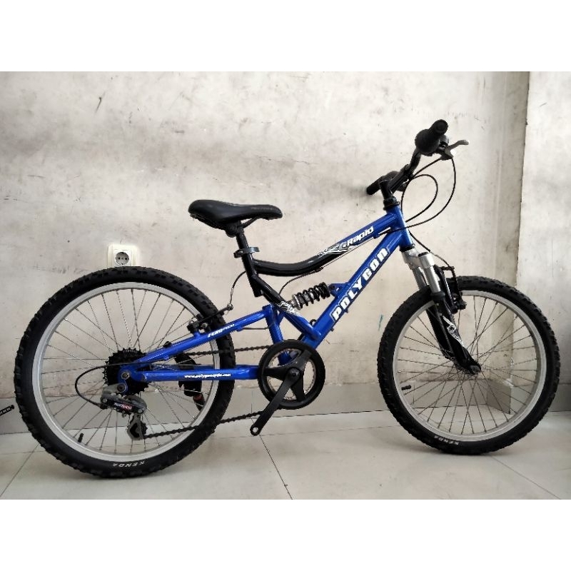 OBRAL CUCI GUDANG SEPEDA GUNUNG MTB 20 POLYGON RAPID 20 BLUE