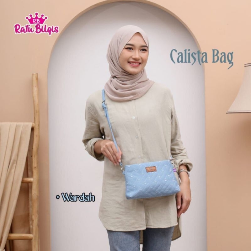 Calista bag by ratu Bilqis tas selempang wanita tas 2in1 tas murah