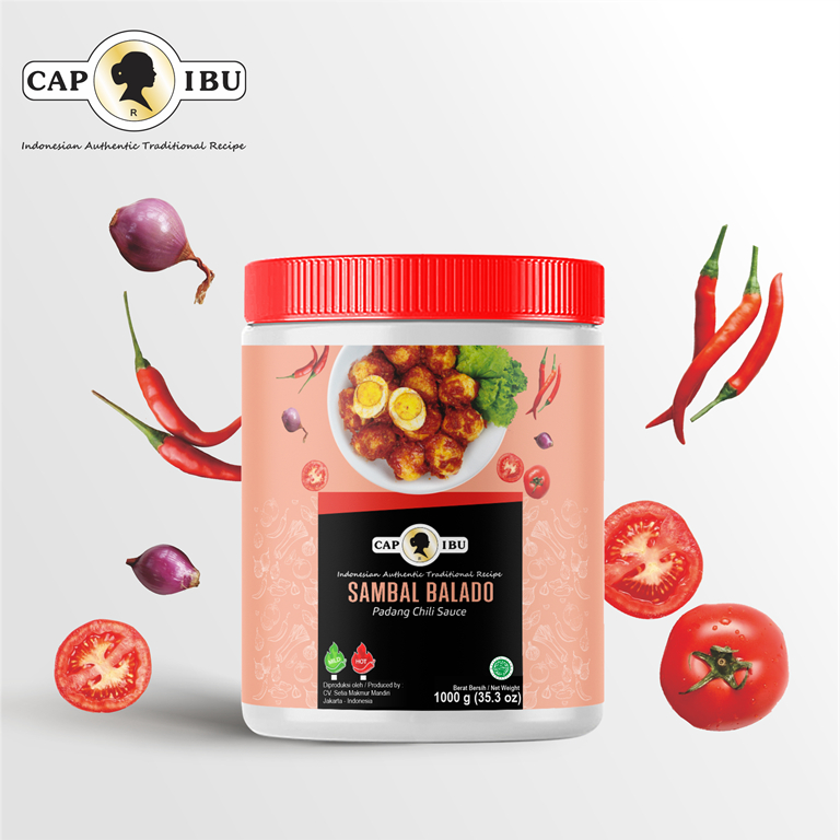 CAP IBU Sambal Balado Kemasan Pot