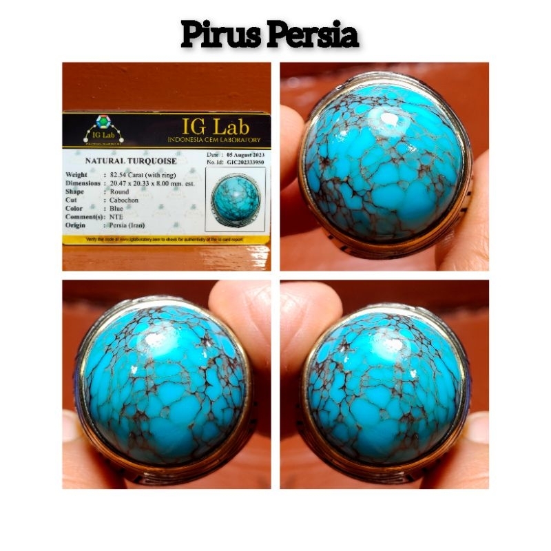 NATURAL AKIK PIRUS PERSIA JUMBO
