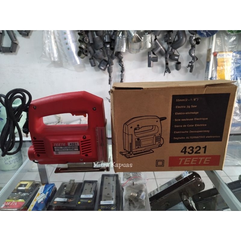 MESIN JIGSAW 4321 TEETE / MESIN GERGAJI KAYU / PEMOTONG TRIPLEK