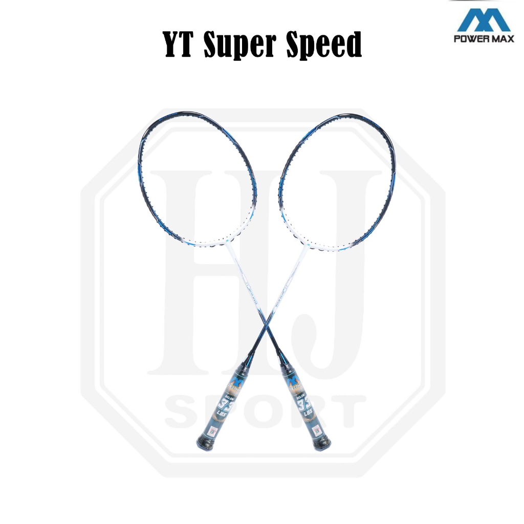 Raket Badminton PowerMax YT Super Speed Bonus Senar