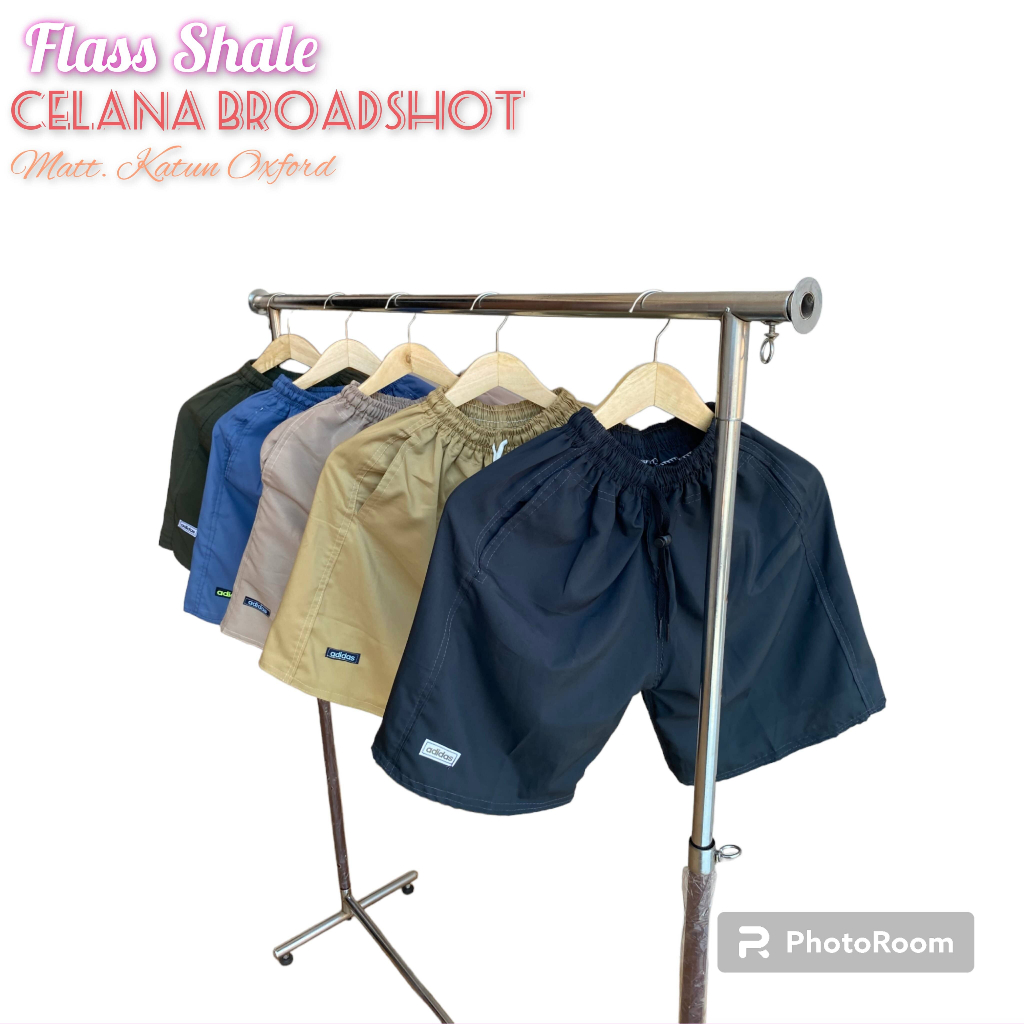 Celana Pendek Broadshot Oxford langsung dari konveksi