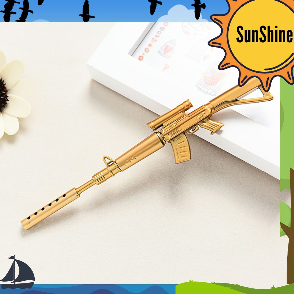 

✨ Sunshine Fancy ✨ 1 Pcs Pulpen Senapan Emas S0075
