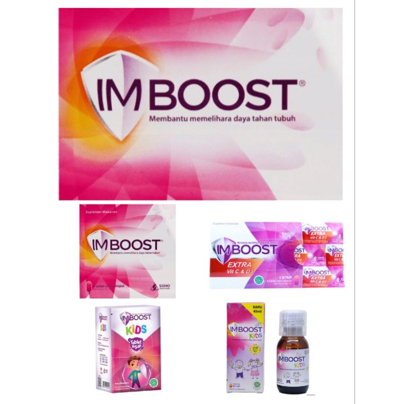 Imbost / Imboost Tablet / Sirup Kids /  Kids Tablet Hisap / Imboost Extra Vitamin