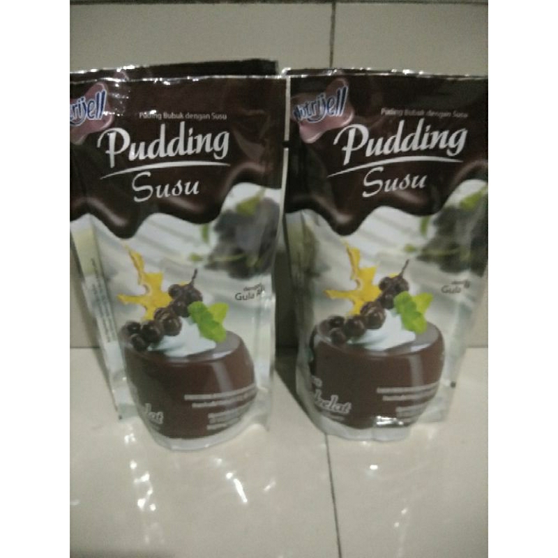 

Nutrijel Pudding susu coklat 145gr