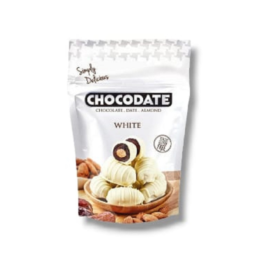 

Chocodate White | Cemilan Kurma Isi Almond - 100gr