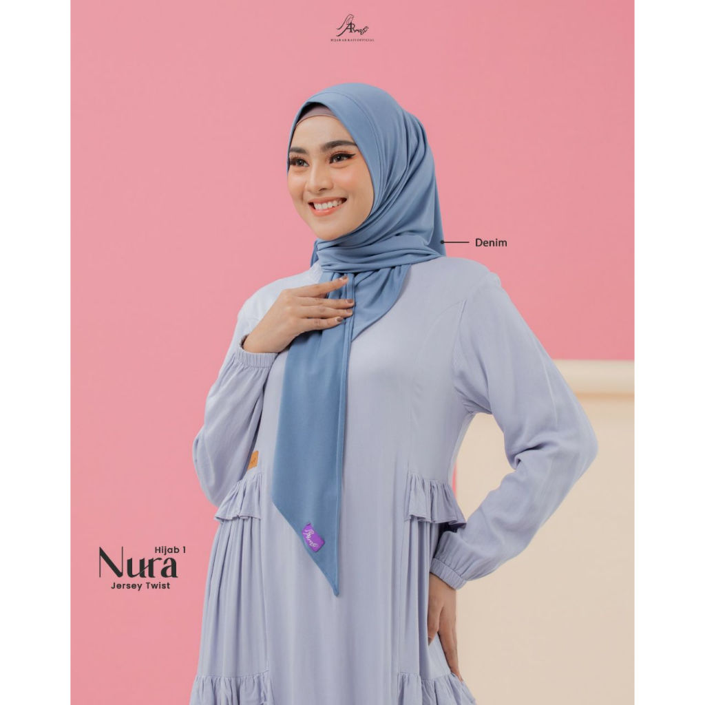 Arrafi Nura Hijab Segitiga Instan Jersey By Hijab Arrafi / Nura Hijab